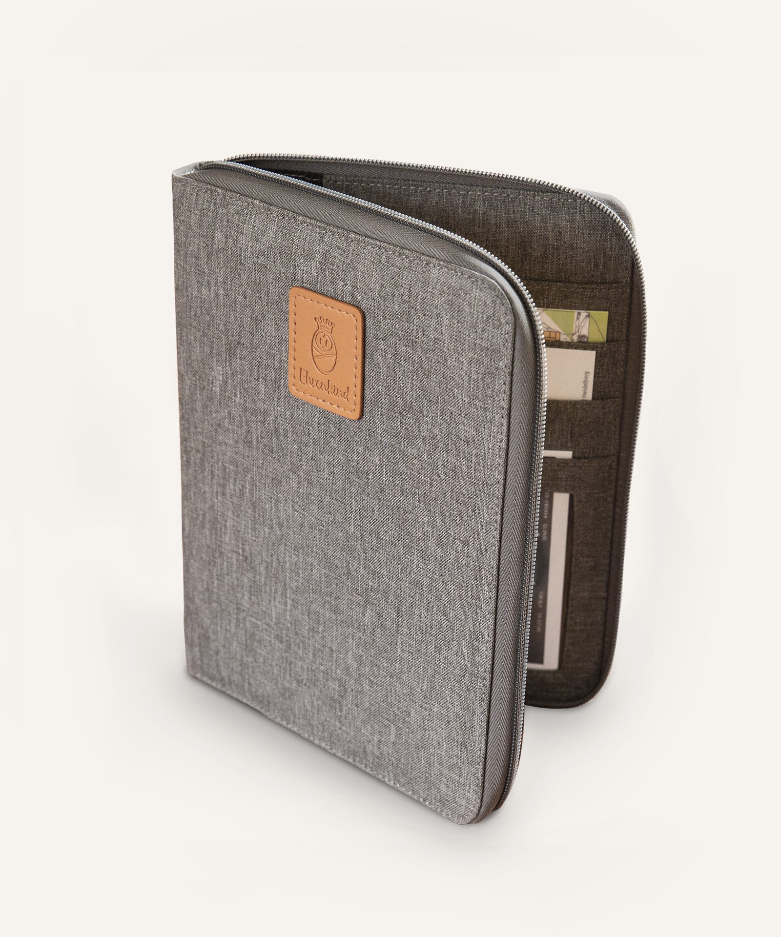 Ehrenkind Mutterpasshülle grau.