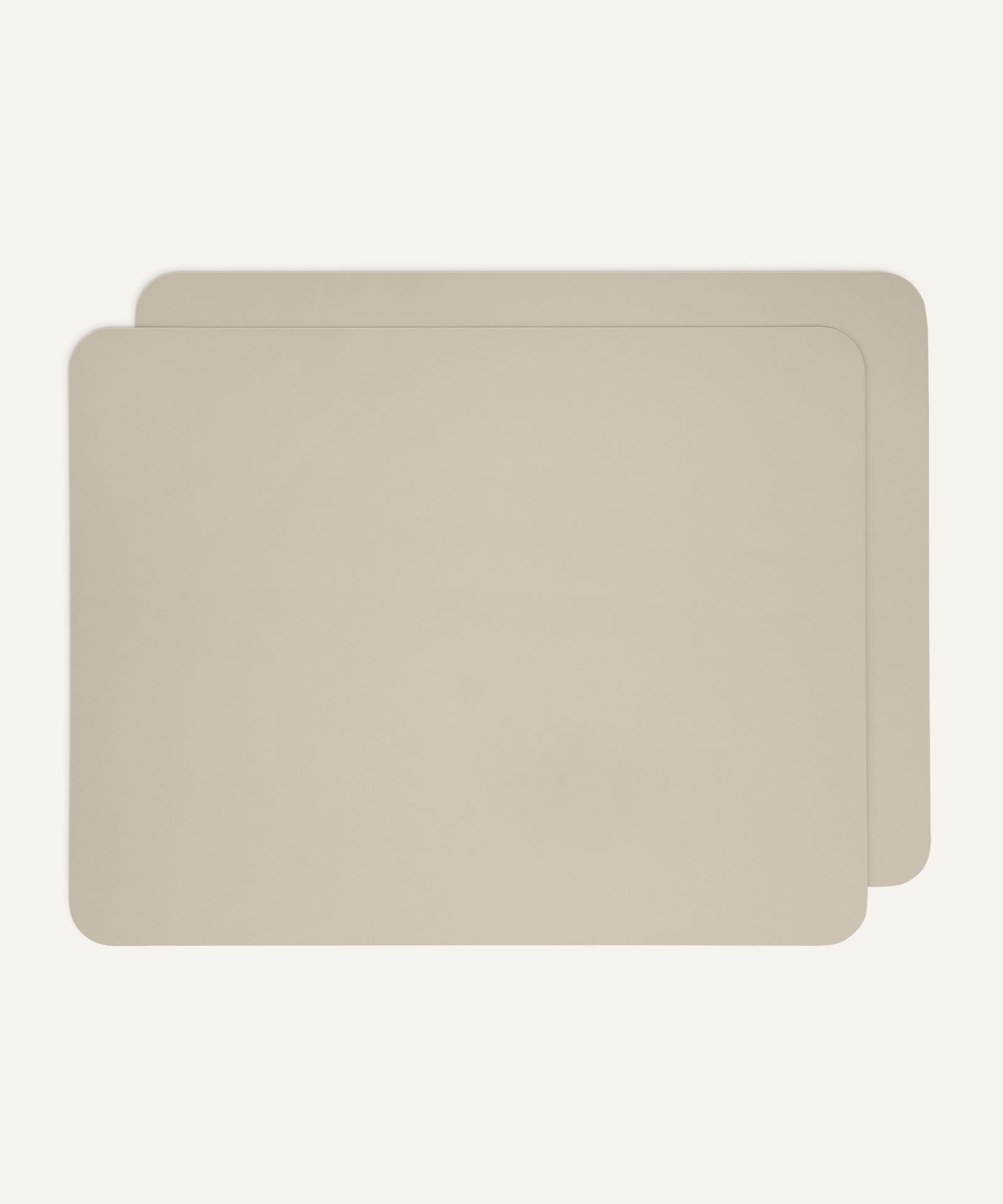 Ehrenkind Tischset 2er-Set Sandgrau.