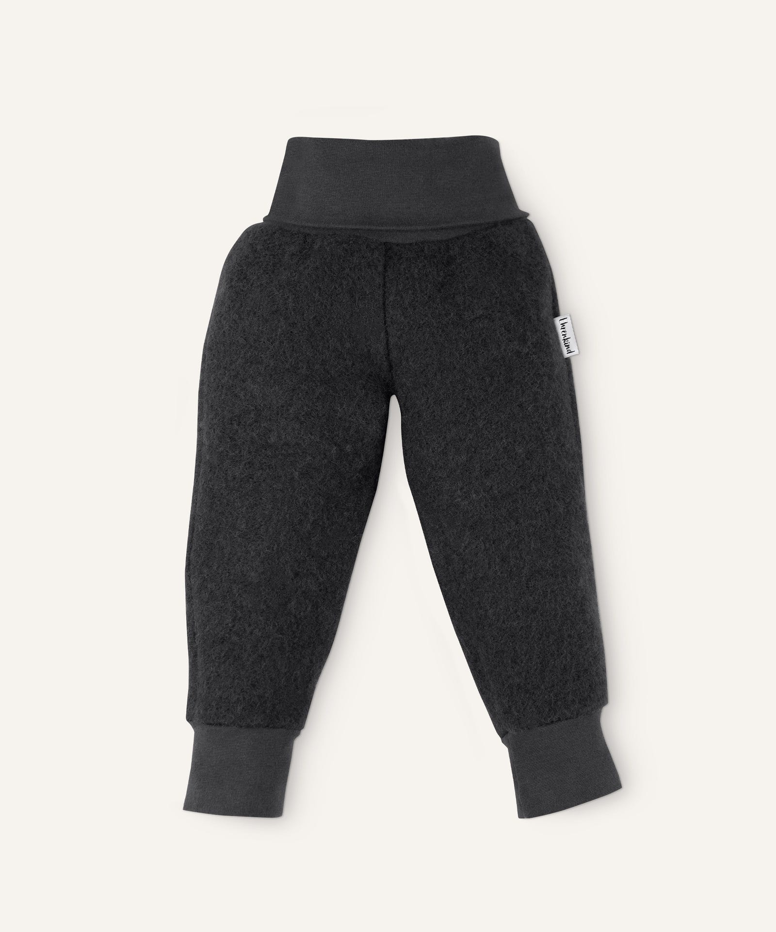 Ehrenkind Walkhose mit Bündchen anthrazit.