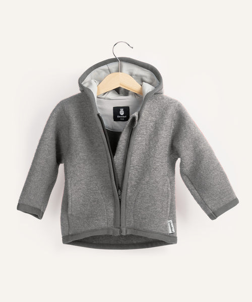 Ehrenkind Walkjacke grau.