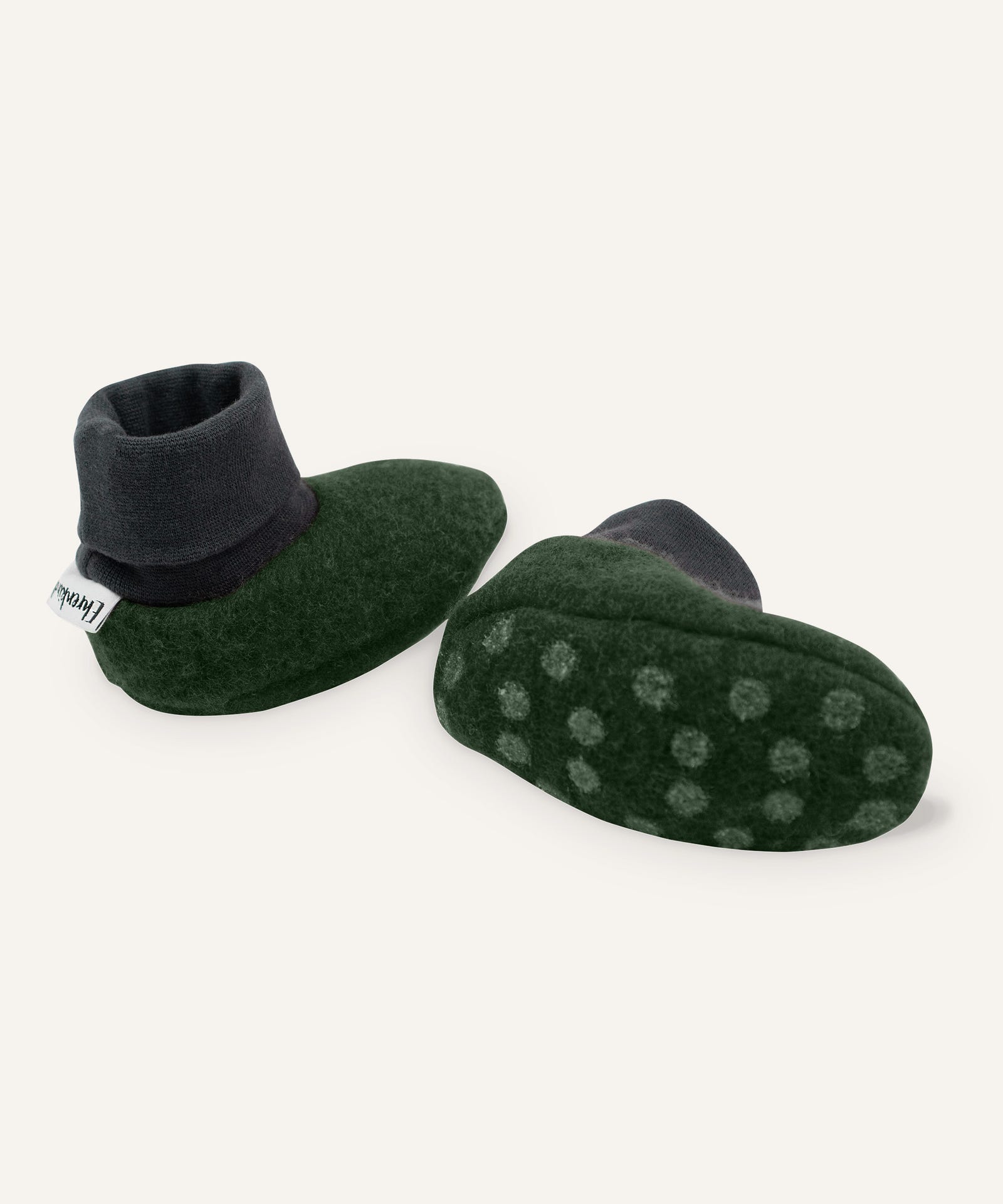 Ehrenkind Walkschühchen waldgrün.