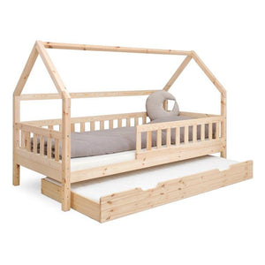 Hausbett mit Bettkasten