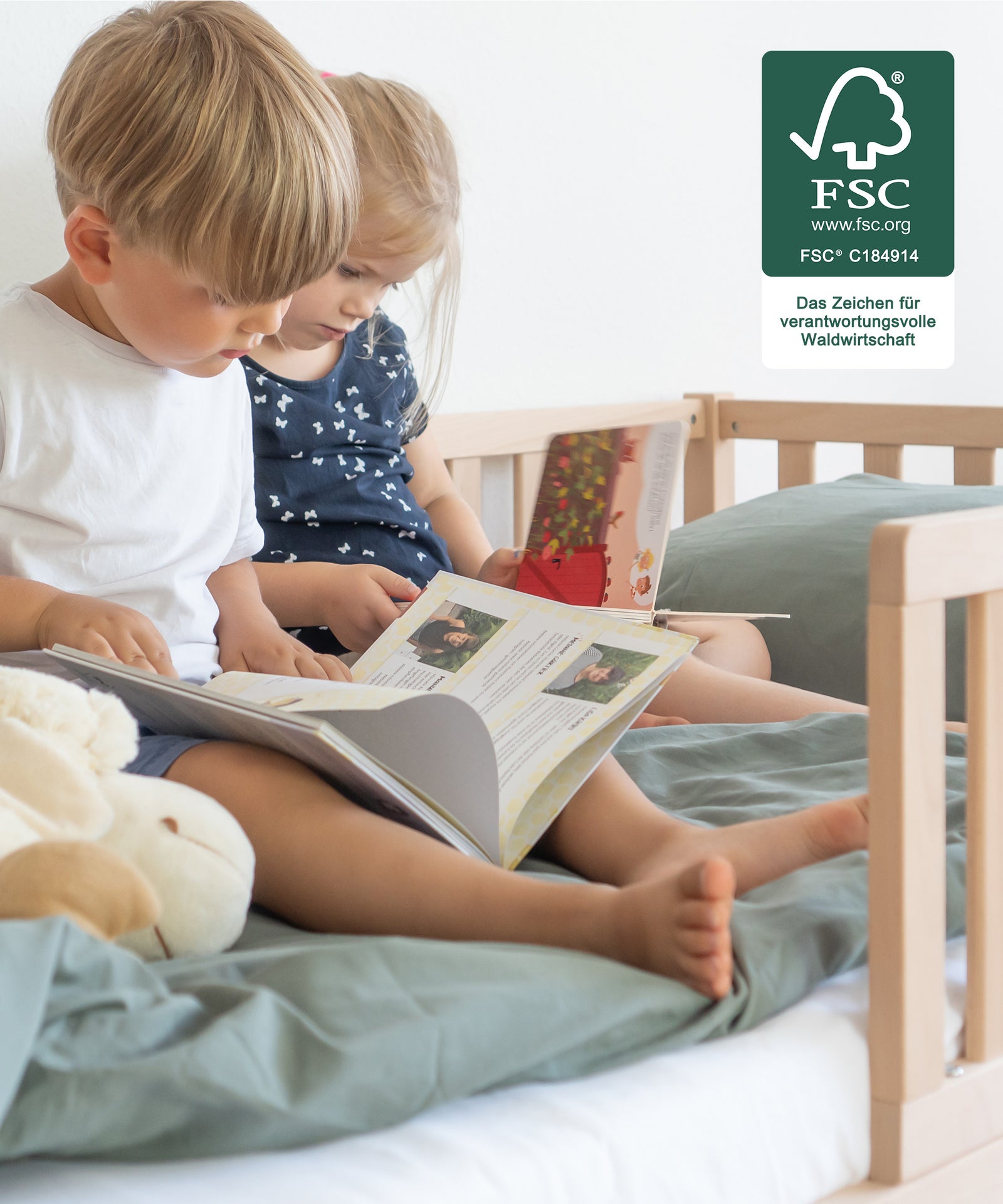 Kinderbett Buche Natur FSC