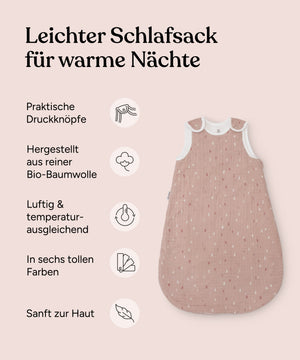 ehrenkind schlafsack musselin 2-er Pack Musselin-Sommerschlafsack für Babys