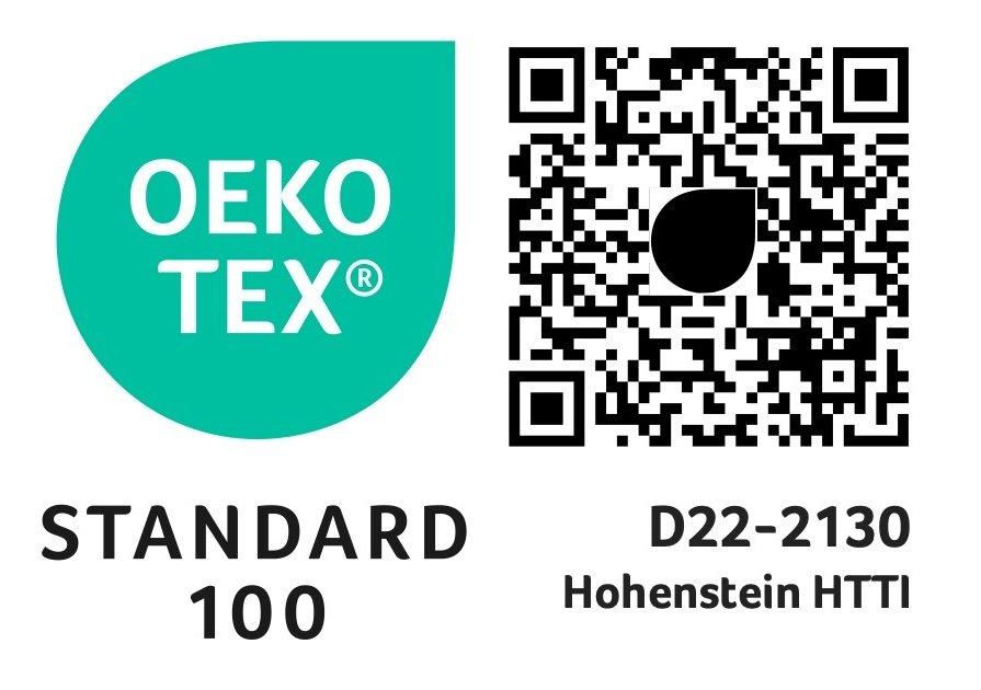 OEKO-TEX® STANDARD 100|Nach OEKO-TEX® STANDARD 100, Produktklasse I, auf Schadstoffe geprüft und für Babys und Kleinkinder gesundheitlich unbedenklich.