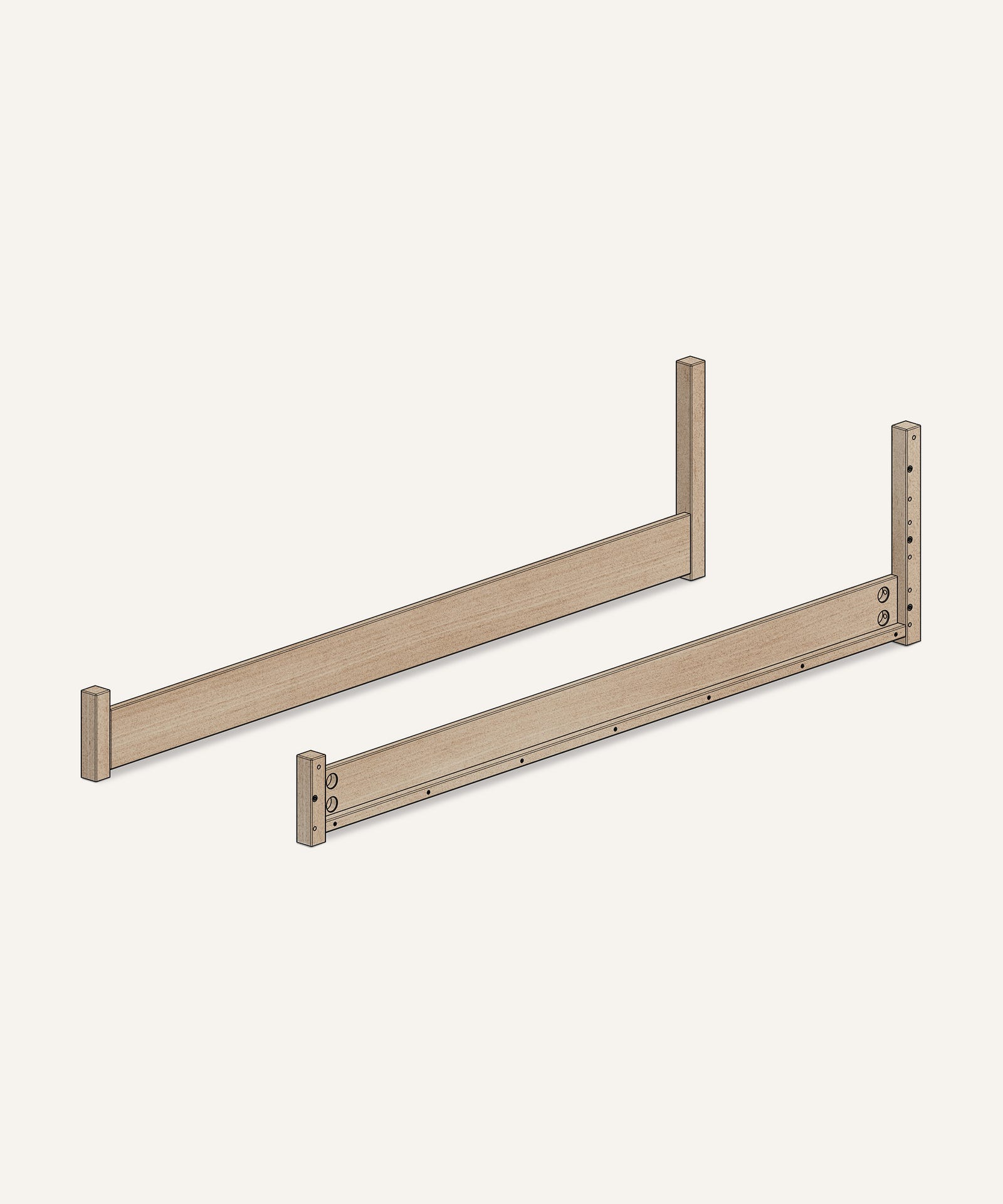 Rückbau-Set Esche bodentief.