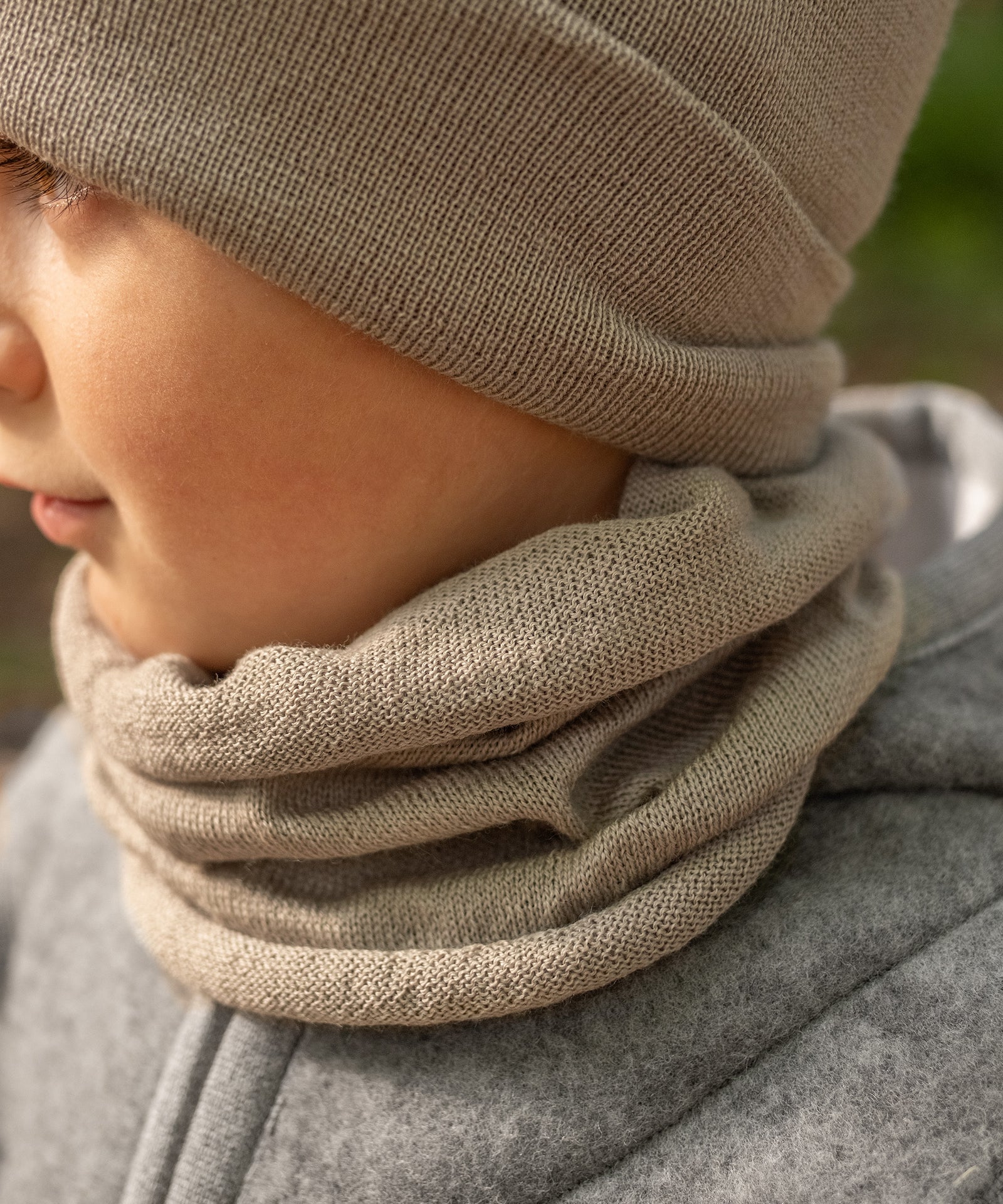 Nahaufnahme vom Schlauchschal.