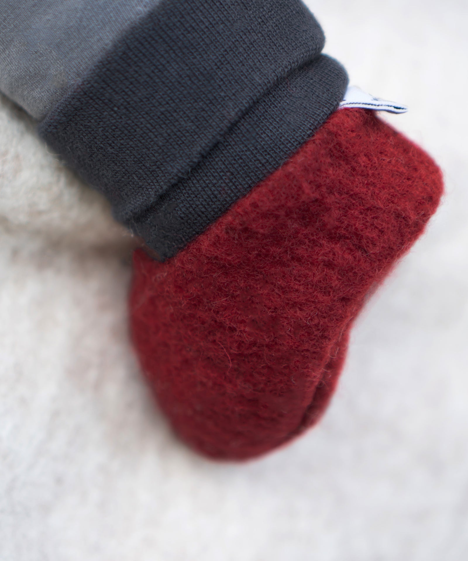 Nahaufnahme der Walkschühchen.