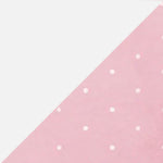 Weiß/Rosa gepunktet