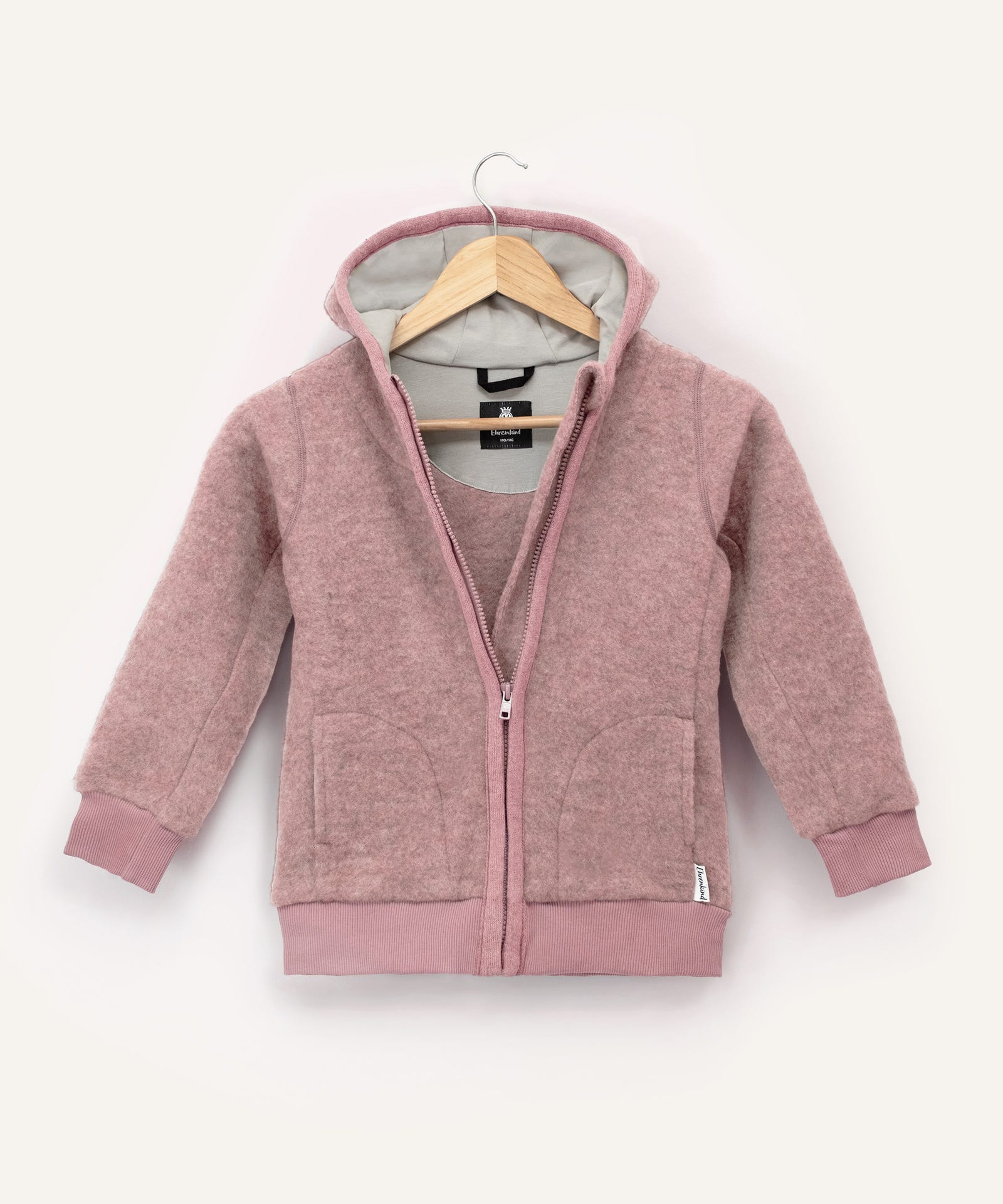 Wollfleece-Jacke Altrosa.