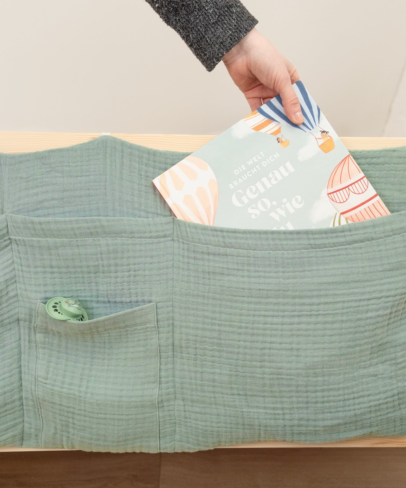 babybett aufbewahrung Bett Organizer – praktische Betttasche für Kinder