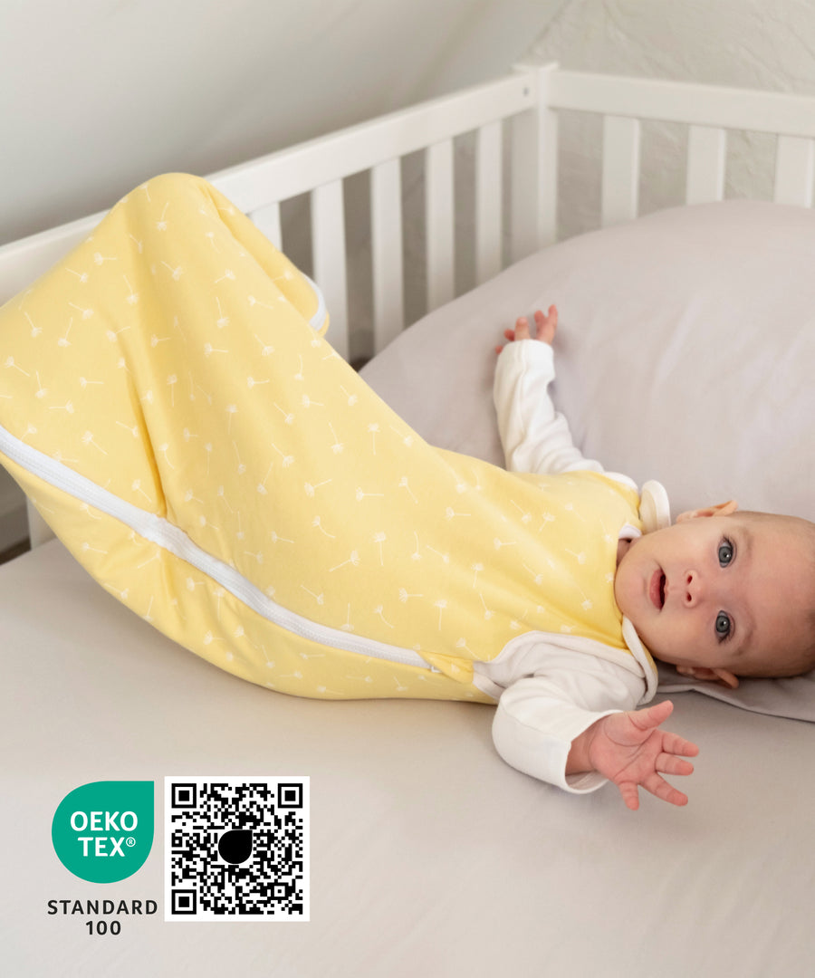 Babyschlafsack aus GOTS und OEKO-TEX zertifizierten Materialien