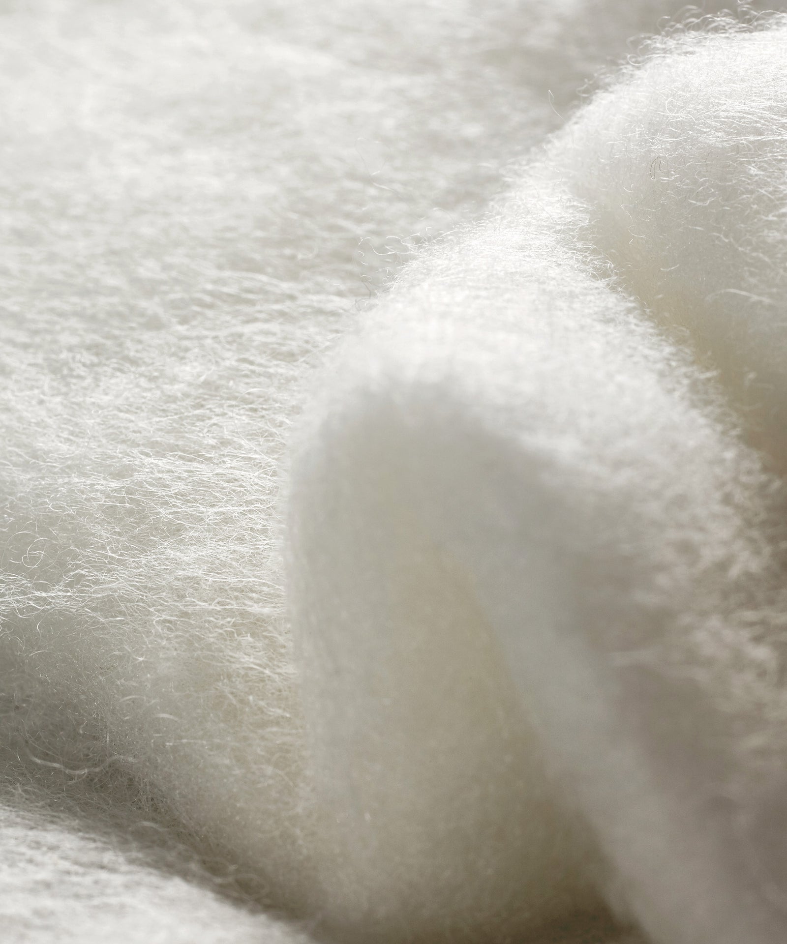 Textur und Stoffstruktur des Schlafsacks.