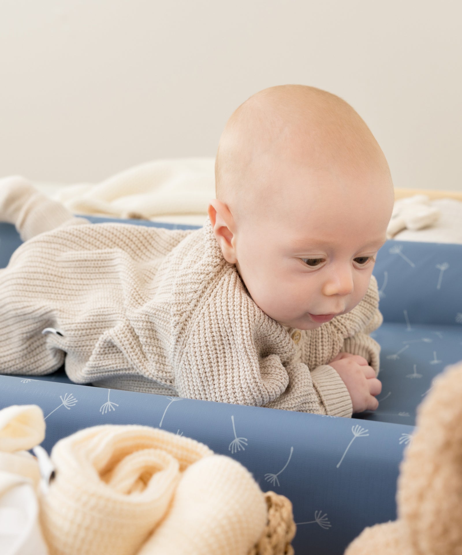 Wickelauflage aus phthalatfreien Materialien für Babys