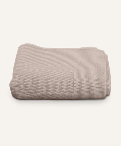 Babydecke Bio-Lammwolle Beige.