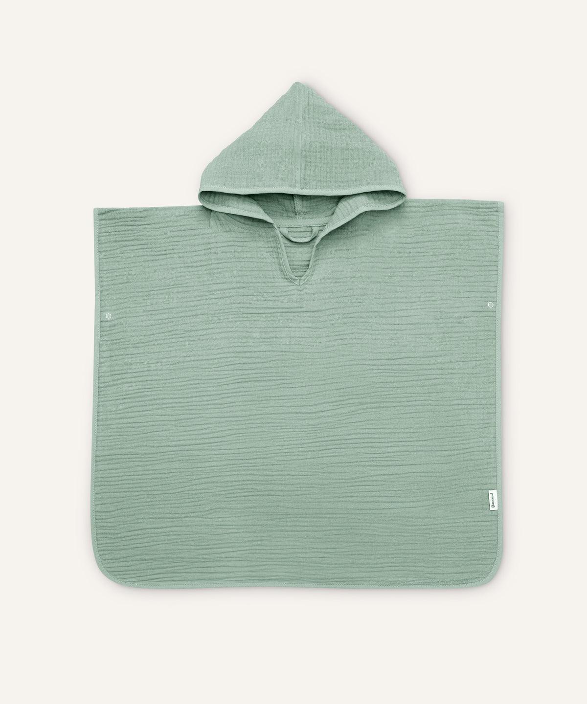 Badeponcho Musselin Jade.