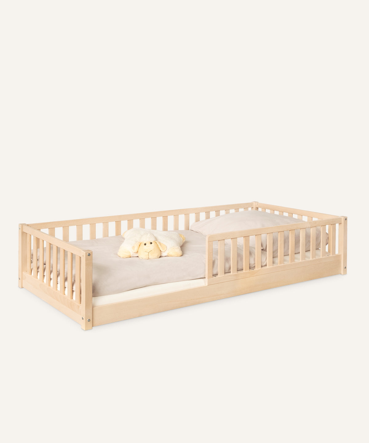 Bodenbett Livo | Buche Natur