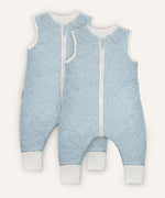 ehrenkind schlafsack mit beinen 2-er Pack Ganzjahresschlafsack 2.0 TOG mit Beinen und Wollfüllung