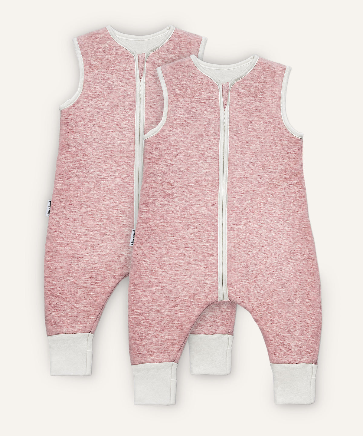 2er Bundle Ehrenkind Schlafsack mit Beinen und Wollfüllung in Rosa.
