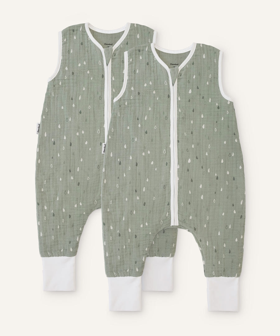 2er-Pack Schlafsack mit Beinen | Sommer 0.5 TOG