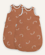 ehrenkind musselin schlafsack 2-er Pack Sommerschlafsack 0.5 TOG für Babys