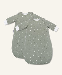 Bundle Ehrenkind Winter-Schlafsack 3.5 TOG Jade Tropfen.