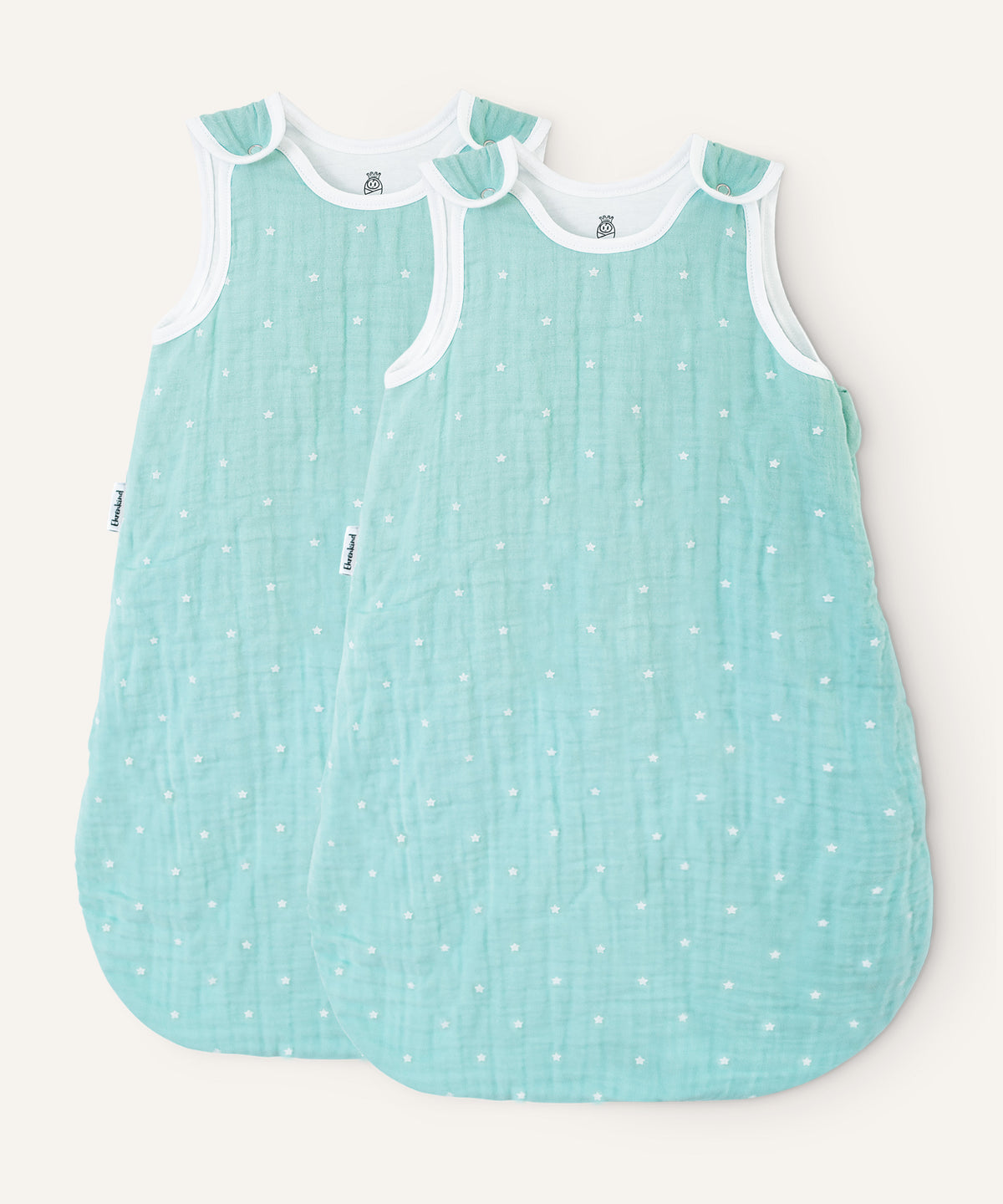2-er Pack Baby-Sommerschlafsack Musselin