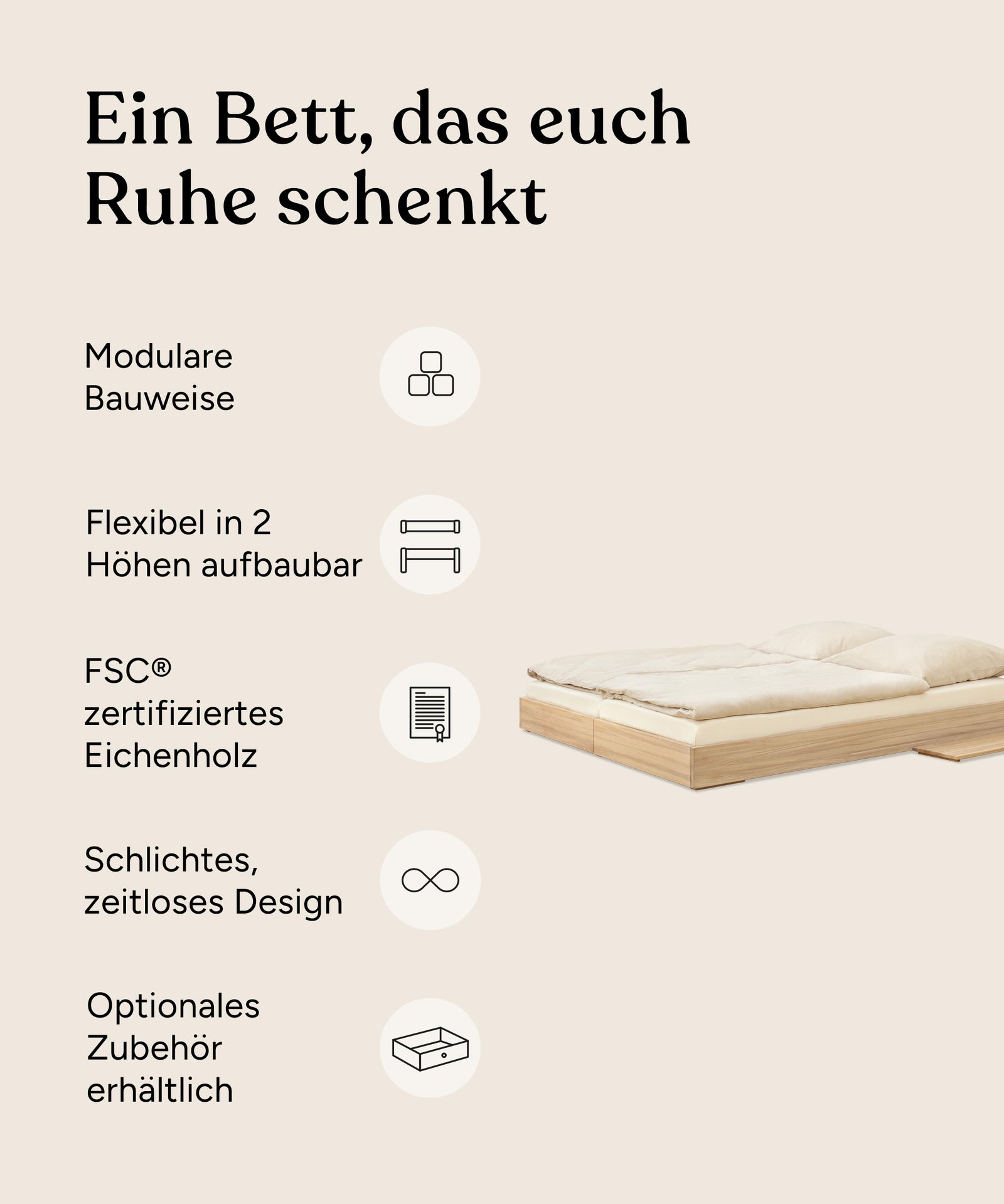 Ehrenkind Doppelbett Plano Eiche 180x200 Vorteile.