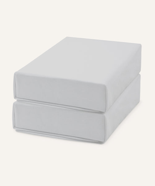 Ehrenkind 2er-Pack Spannbettlaken Grau.