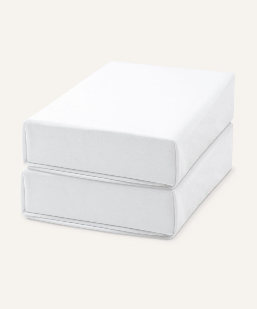 2er-Pack Spannbettlaken: 100 % Bio-Baumwolle