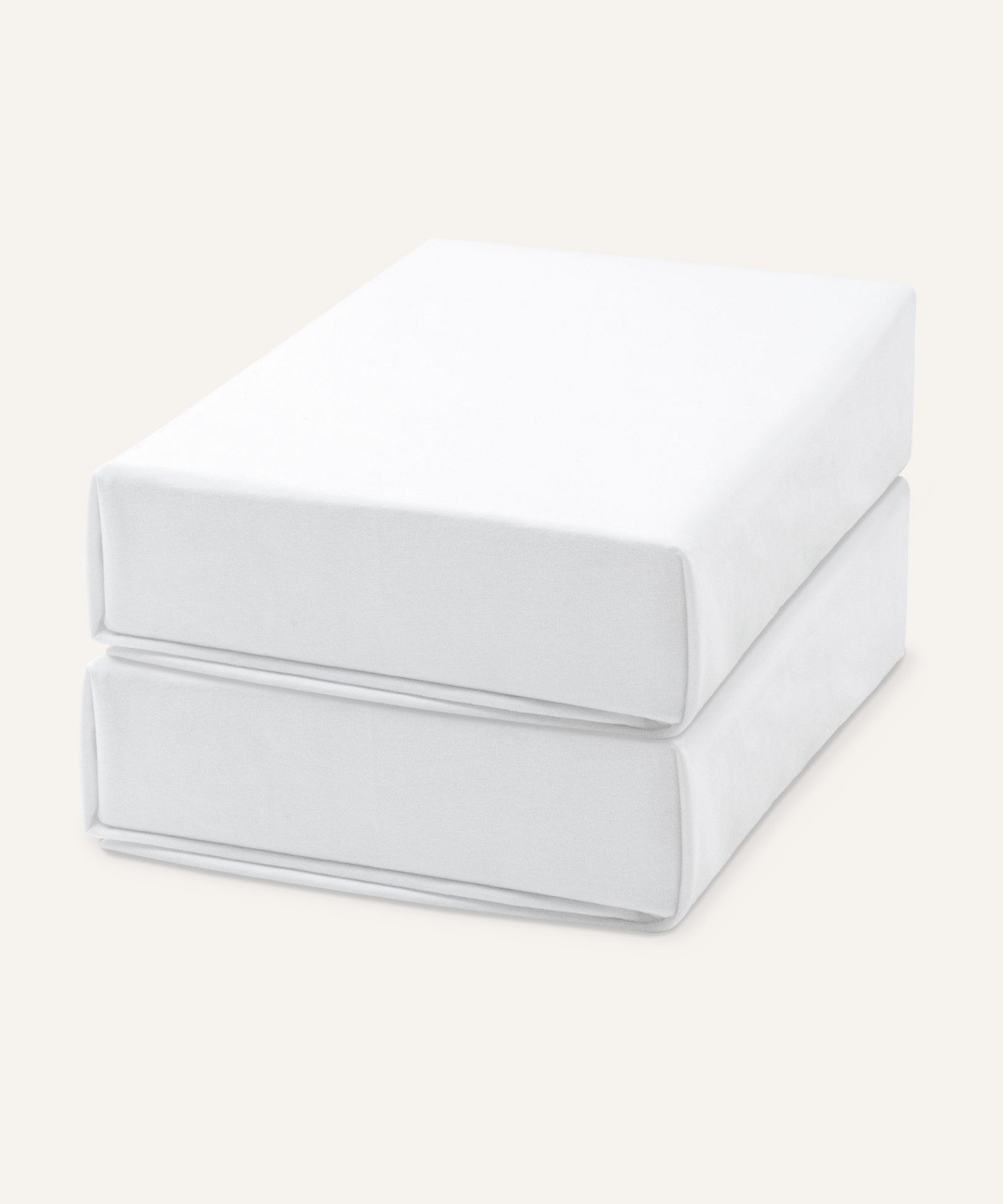 Ehrenkind 2er-Pack Spannbettlaken Weiß.