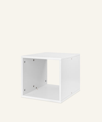 Ehrenkind Aufbewahrungssystem Buche Weiß klein 1 Fach ohne Box.