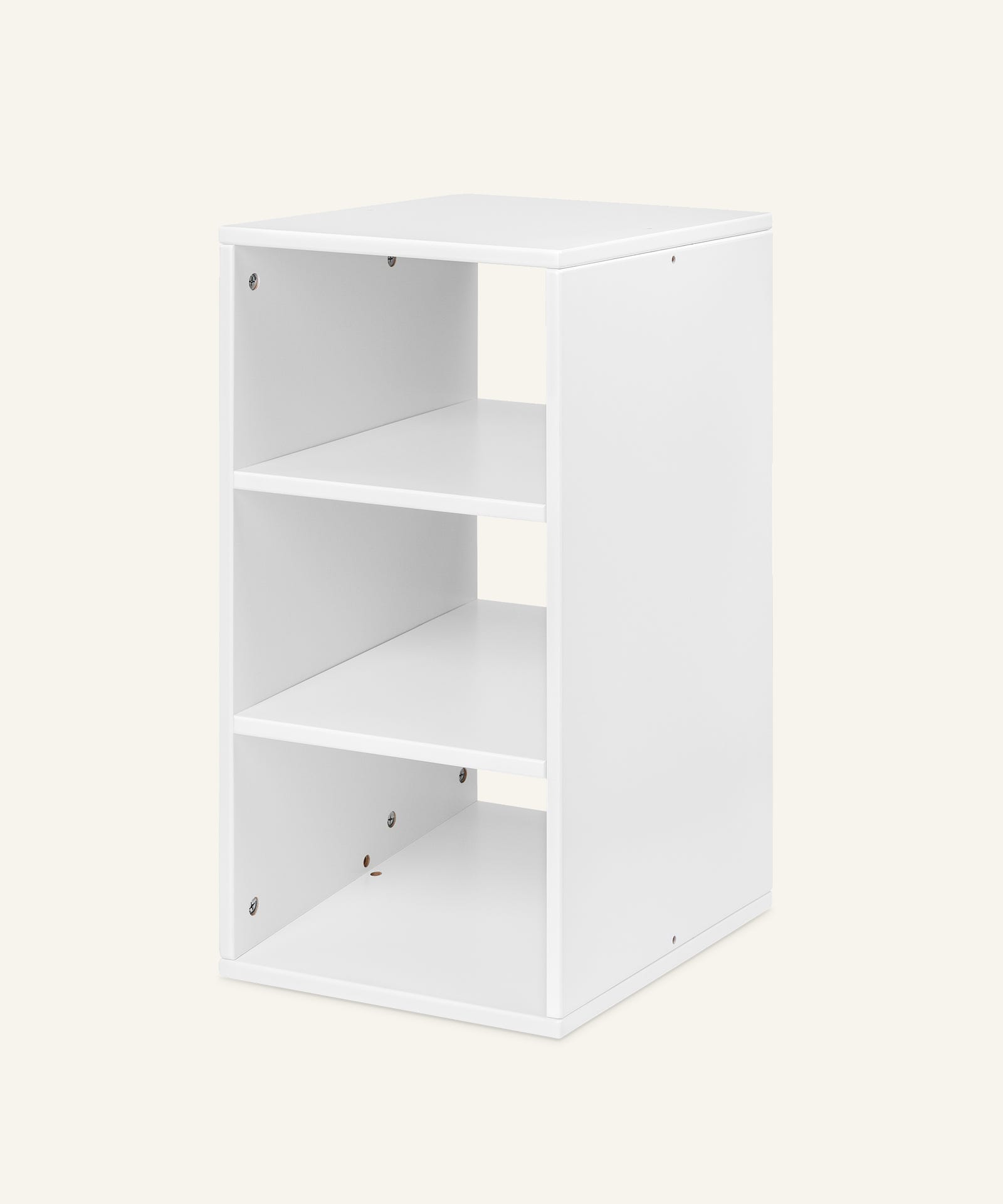 Ehrenkind Aufbewahrungssystem Buche Weiß groß 3 Fächer ohne Boxen.