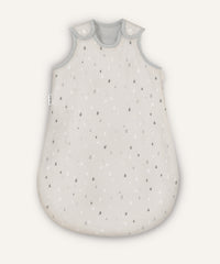 Ehrenkind Baby-Sommerschlafsack in Natur mit weiß, grauen Tropfen.