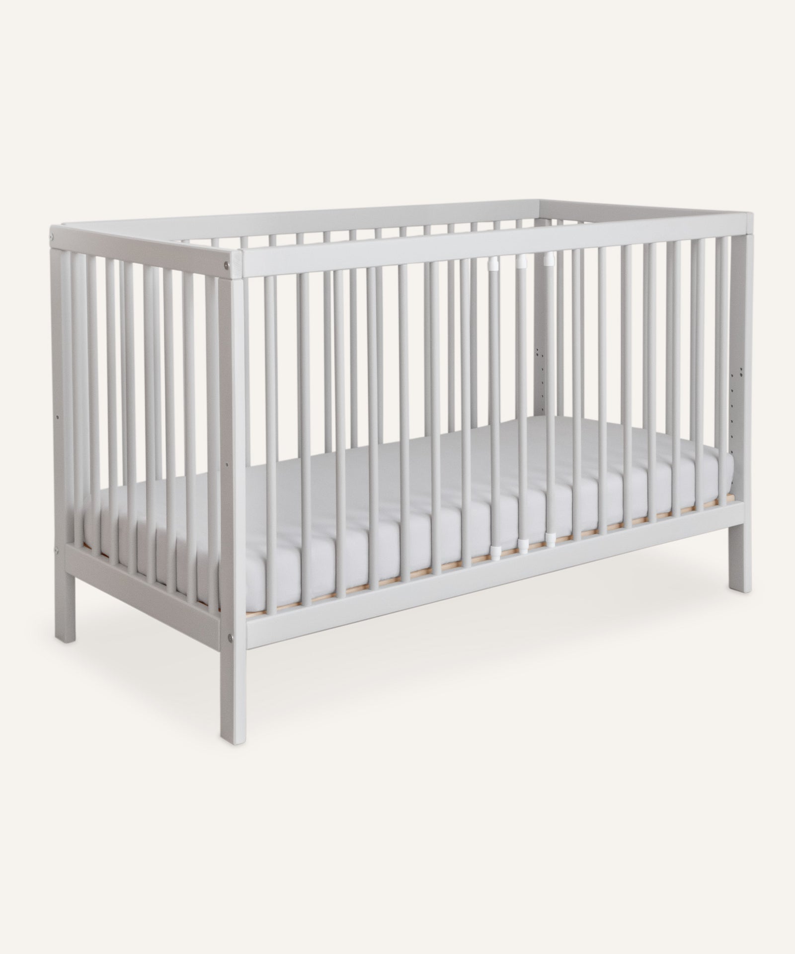 Babybett Pur  |  Hellgrau - Hellgrau / 60 × 120 / Babybett Pur