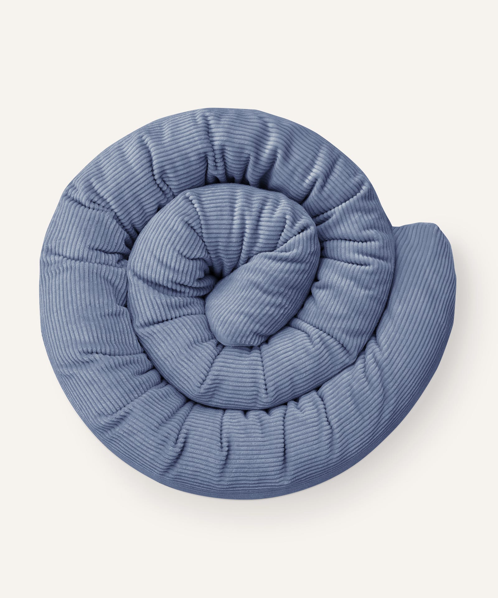 Ehrenkind Bettschlange Cord 180 Jeansblau. 