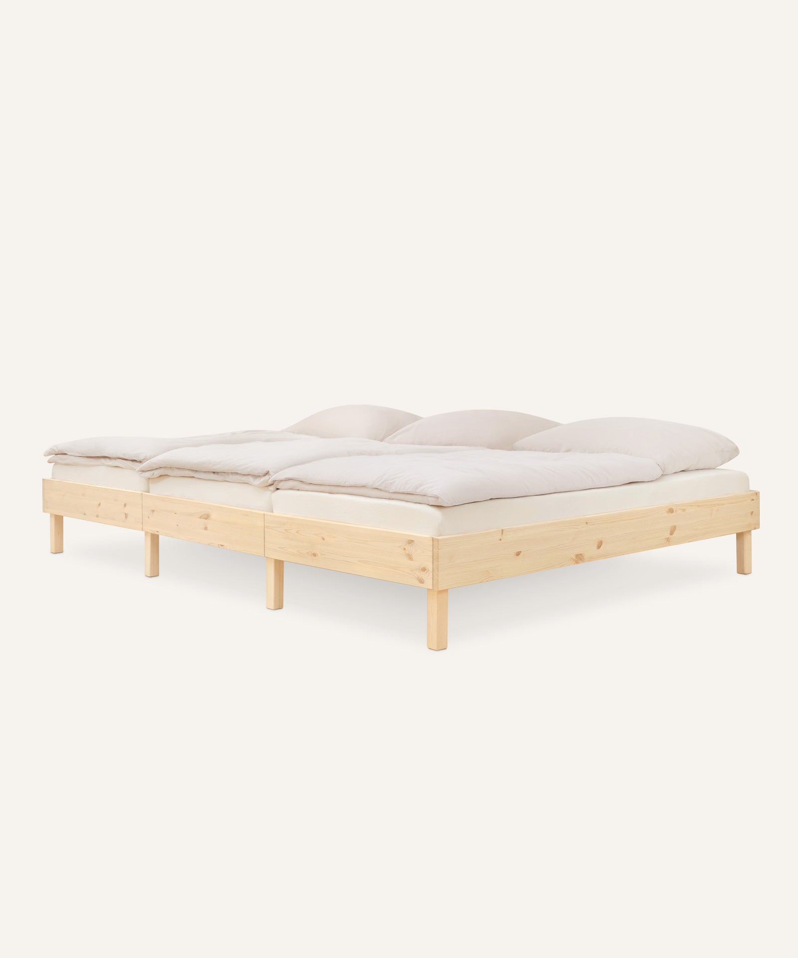 Ehrenkind Familienbett Plano Kiefer in Natur 270x200.