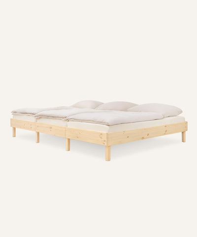 Ehrenkind Familienbett Plano Kiefer in Natur 270x200.