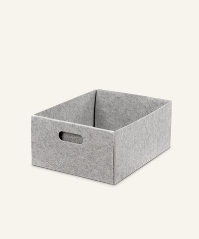 Ehrenkind Filzbox Medium Hellgrau.
