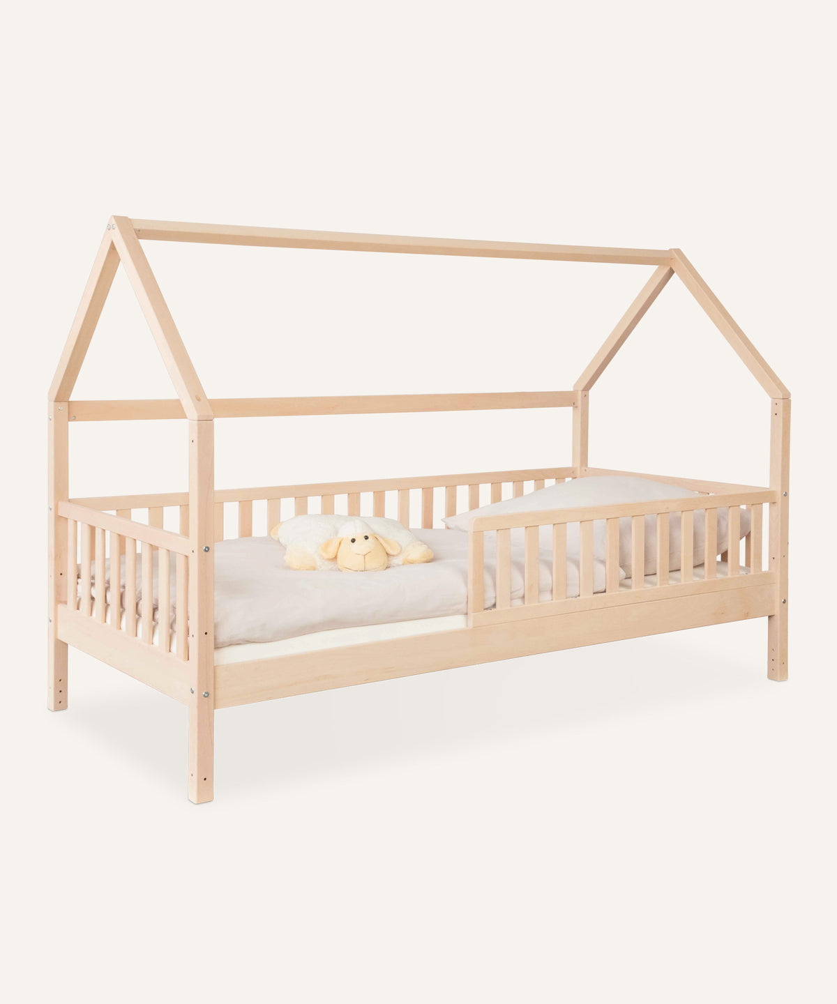 Ehrenkind Hausbett Livo Buche Natur in 90x200cm.