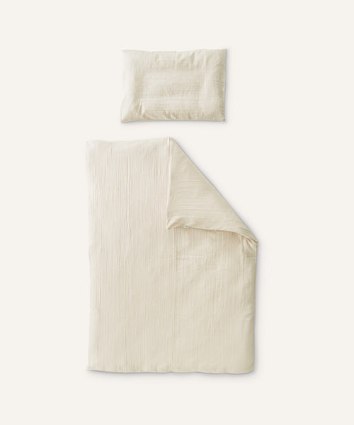 Ehrenkind Kinder-Bettwäsche Musselin Natur.