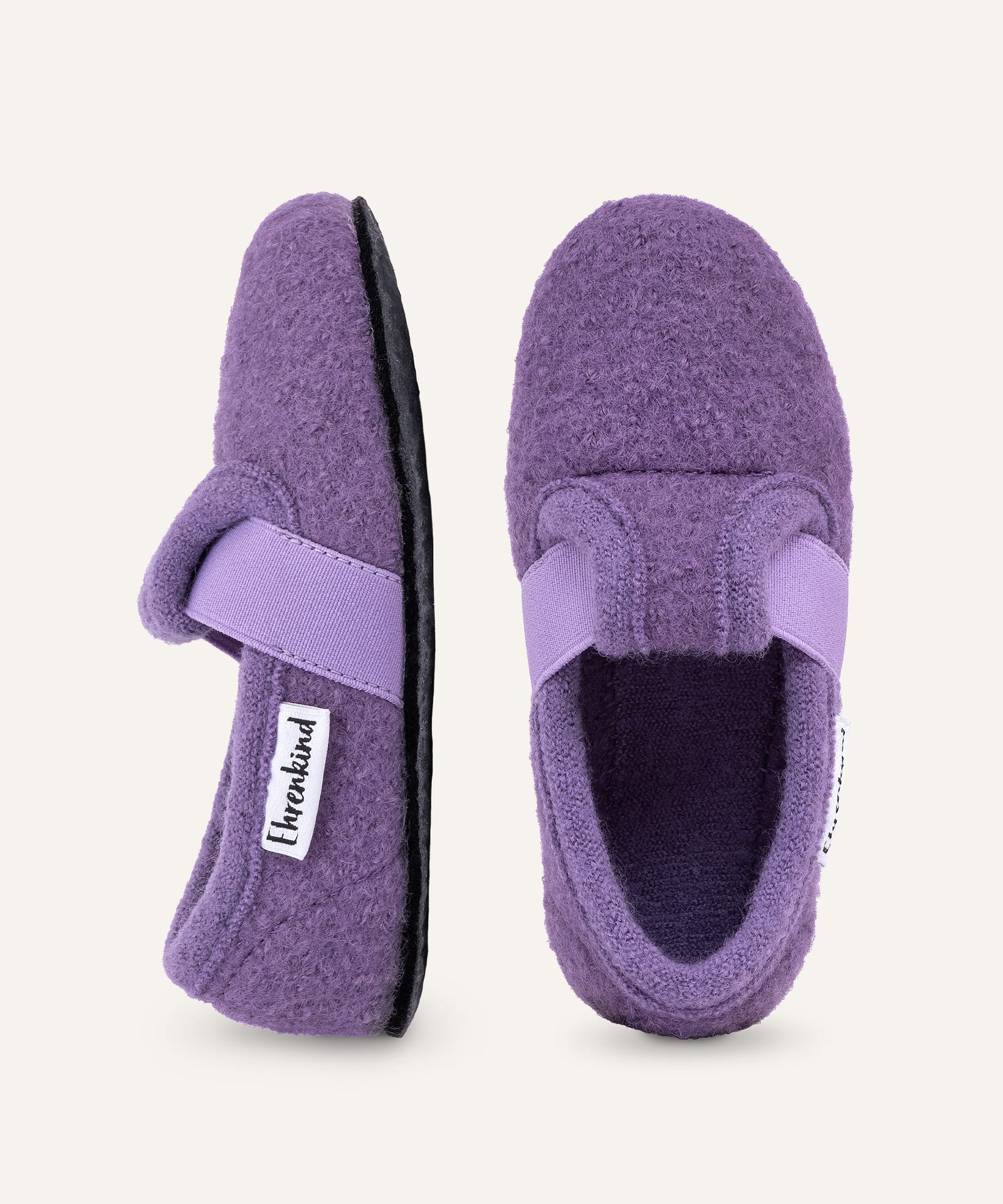 Ehrenkind Kinderhausschuh Flach Flieder.