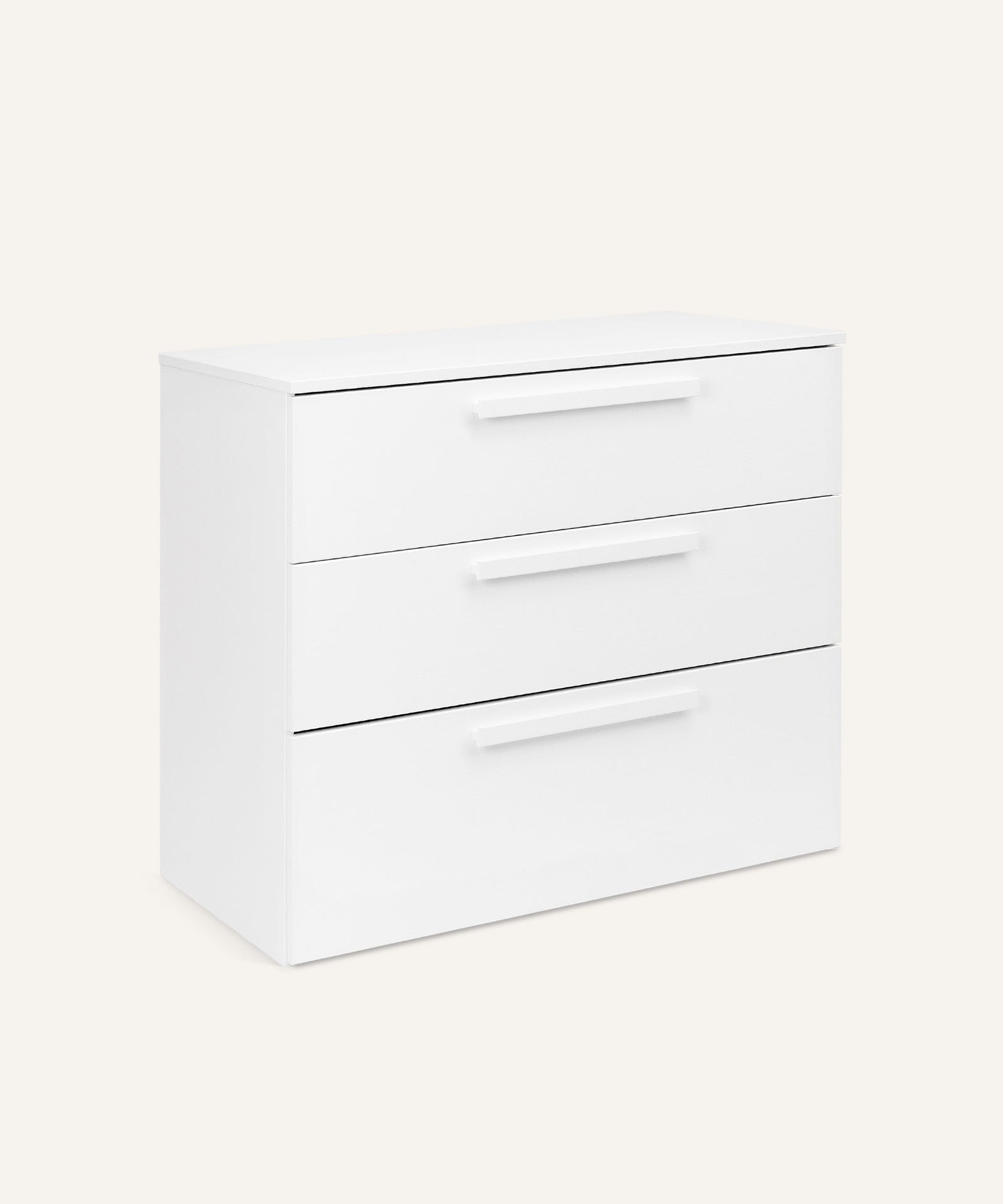 Ehrenkind Kommode Linia Kiefer Weiß mit Rollschublade.