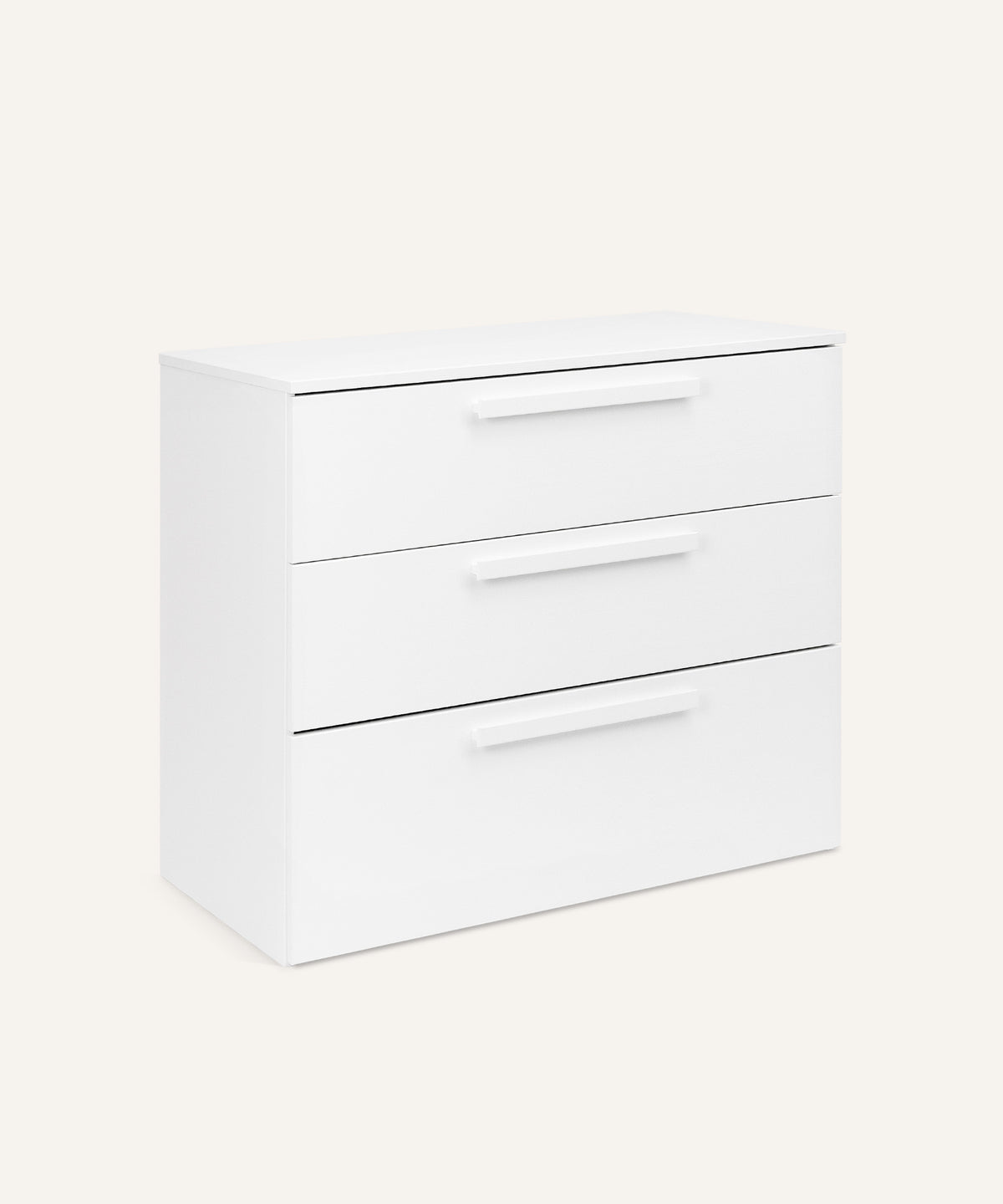 Ehrenkind Kommode Linia Kiefer Weiß mit Rollschublade.