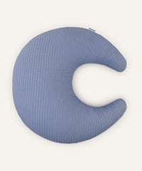 Ehrenkind Kuschelkissen Mond Jeansblau.