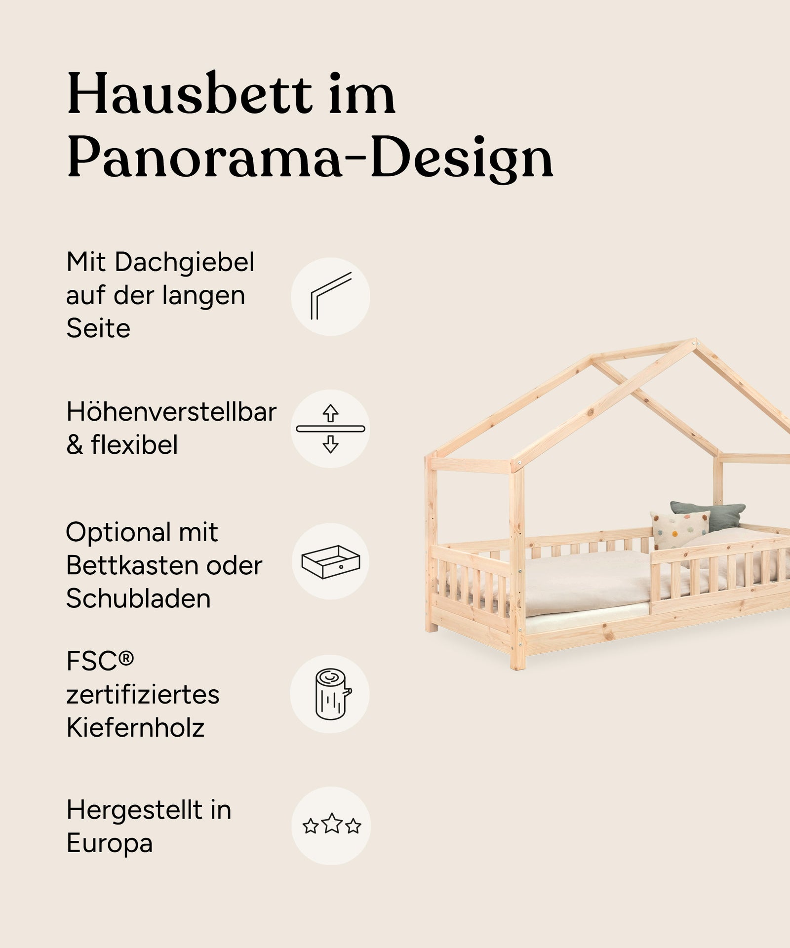 Vorteile Panorama Hausbett.
