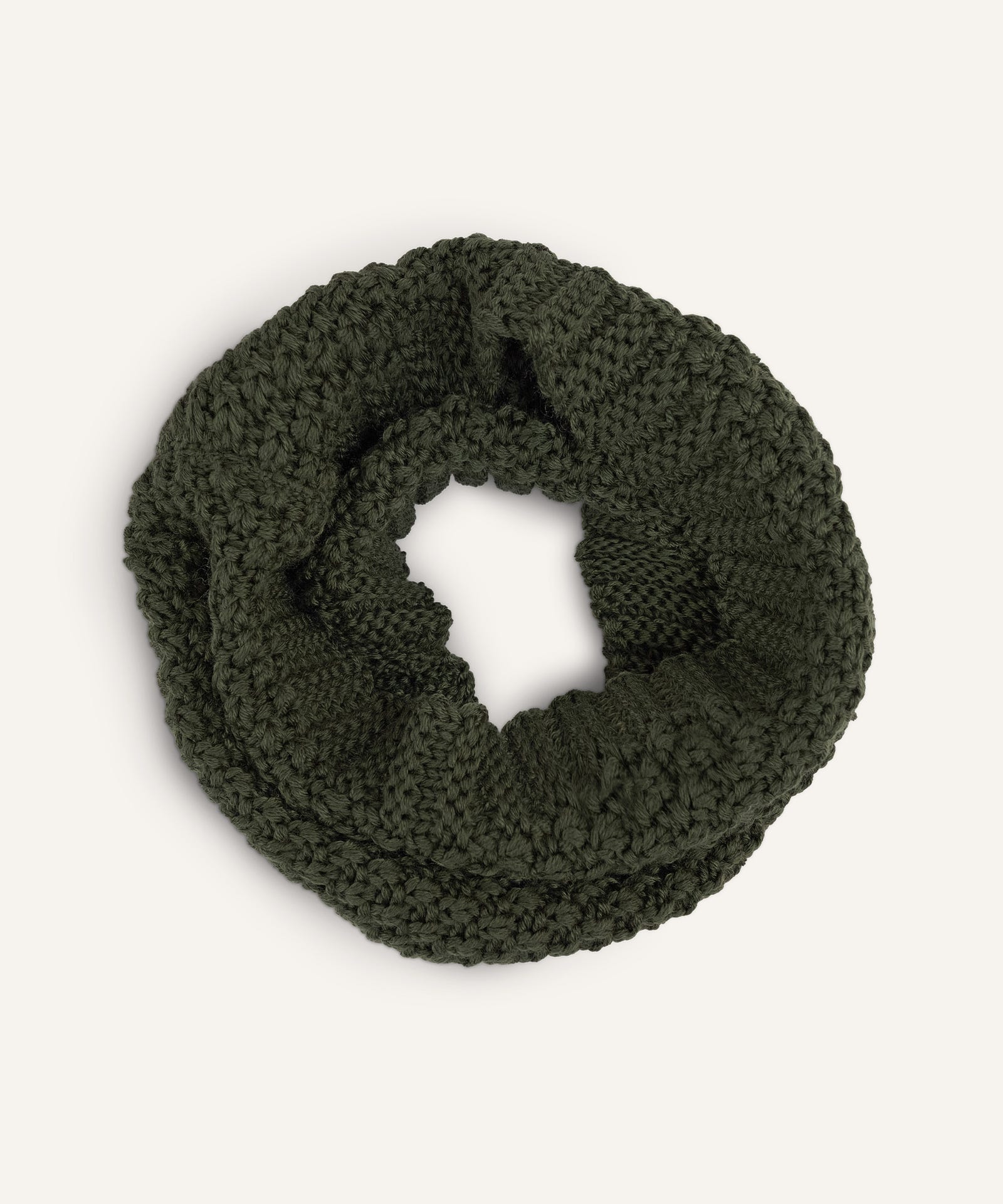 Ehrenkind Schlauchschal Grobstrick Oliv.