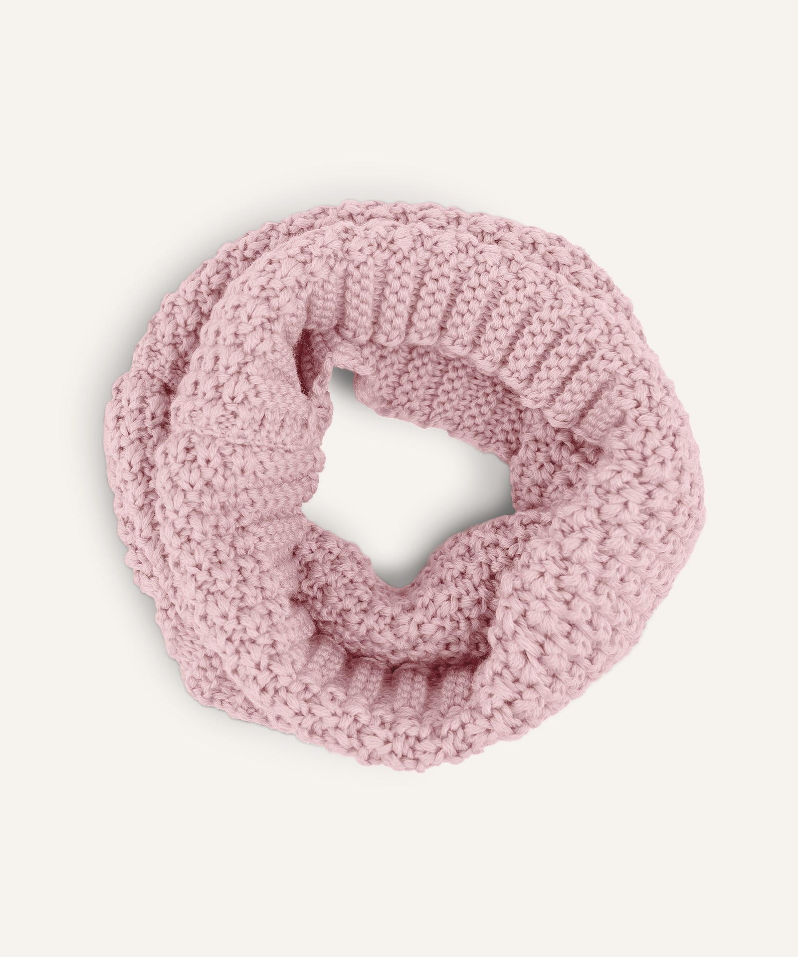 Ehrenkind Schlauchschal Grobstrick Rose.