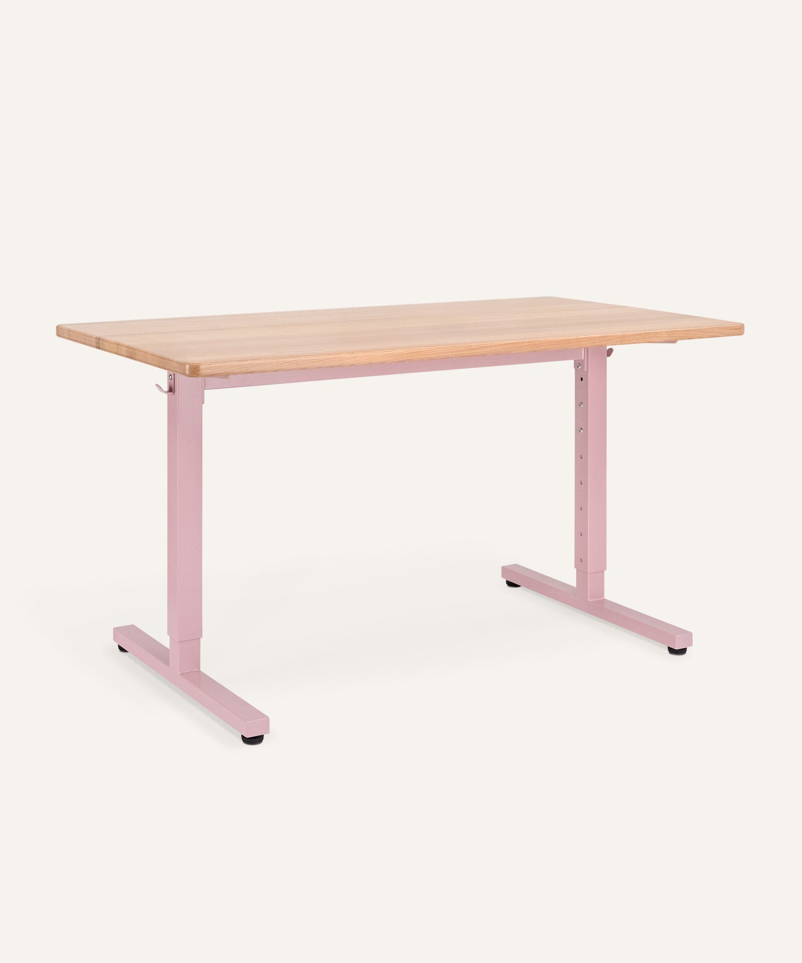 Ehrenkind Schreibtisch höhenverstellbar Buche Rosa.