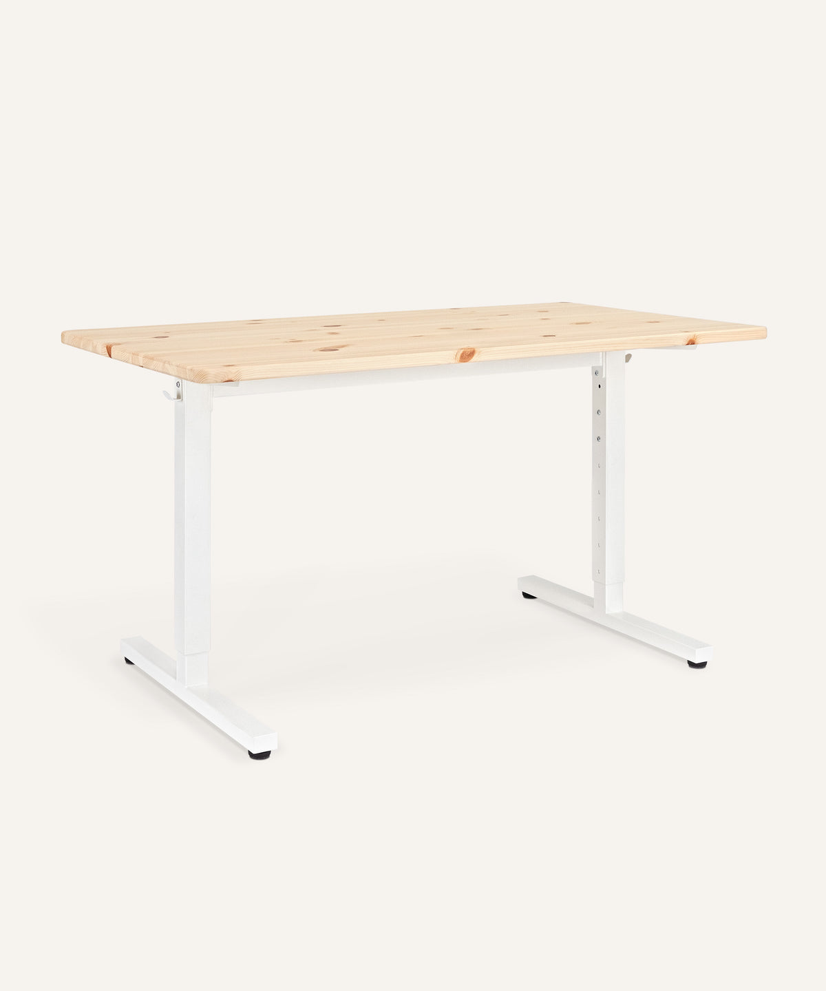 Ehrenkind Schreibtisch höhenverstellbar Kiefer Weiß.